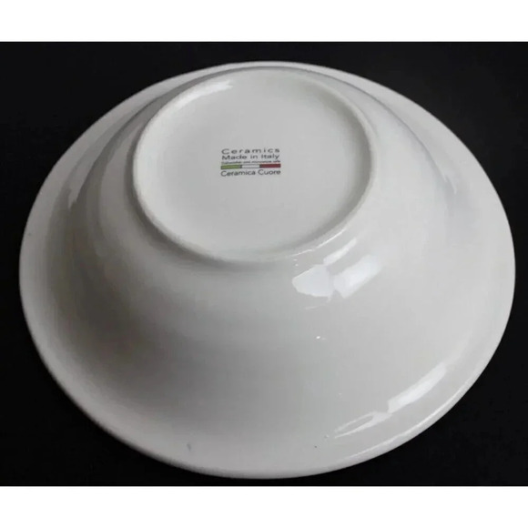 New Large Ceramic Round Serving Bowl Salad Bowl Sicilia Made in Italy Kitchen - Picture 4 of 4